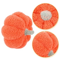 Raindrops Pumpkin Plush Throw Pillow Soft and Lightweight for Home Decoration