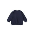 thumbnail image 2 of Kmbangi Pulls Unis pour Bébés Garçons Filles 1-6 Ans, Chandails à Manches Longues Col Rond Vêtements Chauds Printemps Automne, 2 of 9