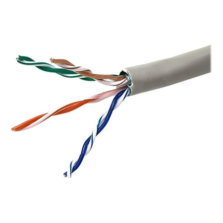 UPC: 0844660008958 | Monoprice – Bulk cable – 1000 ft – STP – CAT 5e – stranded – gray