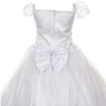 thumbnail image 2 of Rain Kids Girls 7 White Virgin Mary Organza First Communion Dress, 2 of 3