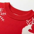 thumbnail image 4 of SILVERCELL Toddler Boy Girls Sweatshirt Christmas Santa Claus Reindeer Shirt Kids Xmas Pullover Tops 1-6T, 4 of 10