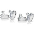 thumbnail image 2 of Nuby 4 Packs 8 Count Super Spout No Spill Replacement Spouts Clear, 2 of 3