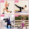 thumbnail image 3 of Kit de 13 Barra de Pilates,Bandas de Resistencia para Ejercicio,Palo de Pilates de Estiramiento,Ligas para Ejercicio Elásticas Reforzadas,Correas para Tobillo,Poste de Yoga Fitness Gym, 3 of 6