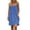 Blue, variant on Kezqiaxn Dresses for Women Plus Size Spaghetti Strap Sleeveless Vacation Dress Backless Womens Sundress Fashion Clothing