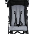 thumbnail image 5 of Jeep AdventureGlyde Stroller by Delta Children - Lightweight Travel Stroller with Smoothest Ride & Compact Fold, 3-Position Recline, Extra Large Storage Basket, Black/Grey, 5 of 5