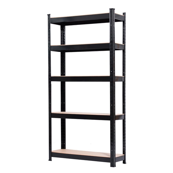 Zimtown 5-Shelf Shelving Storage Unit Wire Storage Rack 27.5"L x 12"W x 59"H, Capacity for 1500 lbs