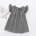 thumbnail image 4 of Franhais Little Girls Summer Princess Dress Plaids Checks Bowknot Dresses Party Wedding Dress, 4 of 5