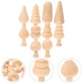 thumbnail image 3 of 20 piezas árbol de madera sin terminar, árbol de madera DIY, miniárboles de madera para decoración de pintura artesanal DIY, 3 of 7