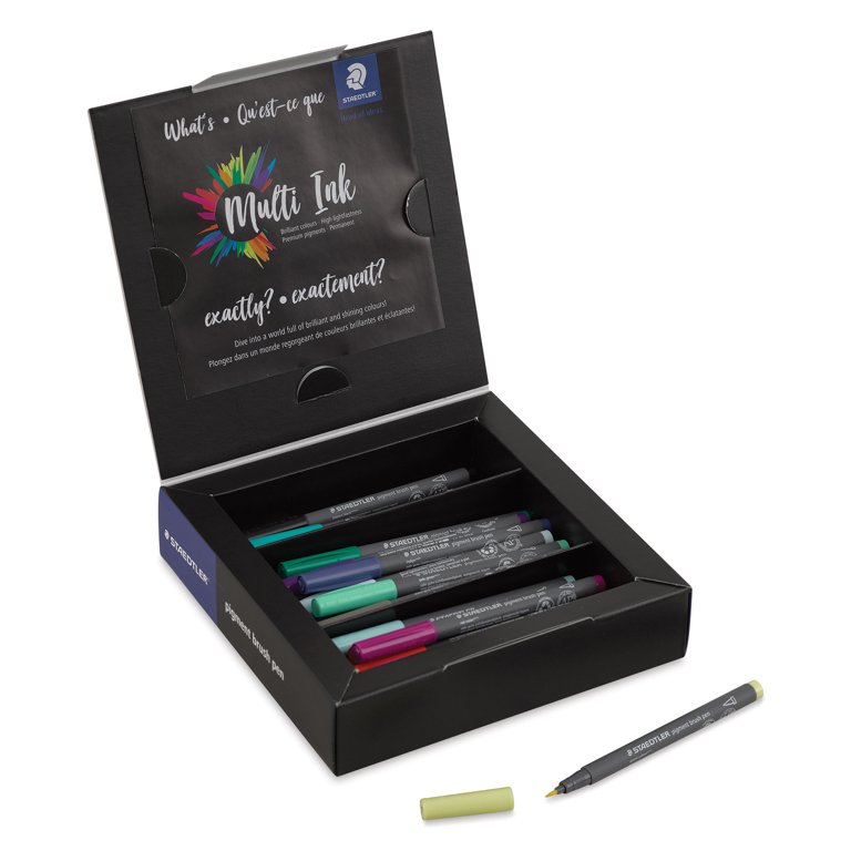 STAEDTLER pigment arts pen 36色セット STAEDTLER® Pigment Arts Brush Pens, Assorted Colors, Set of 36