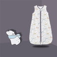 thumbnail image 5 of WIBACKER Baby Sleep Sack TOG 0.5 Wearable Blanket for Babies 100% Cotton 2-Way Zipper 12-24 Months Toddler, 5 of 6