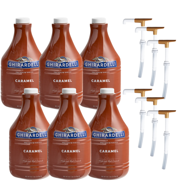 Ghirardelli Caramel Flavoring Sauce – Premium Buttery Heavy-Cream