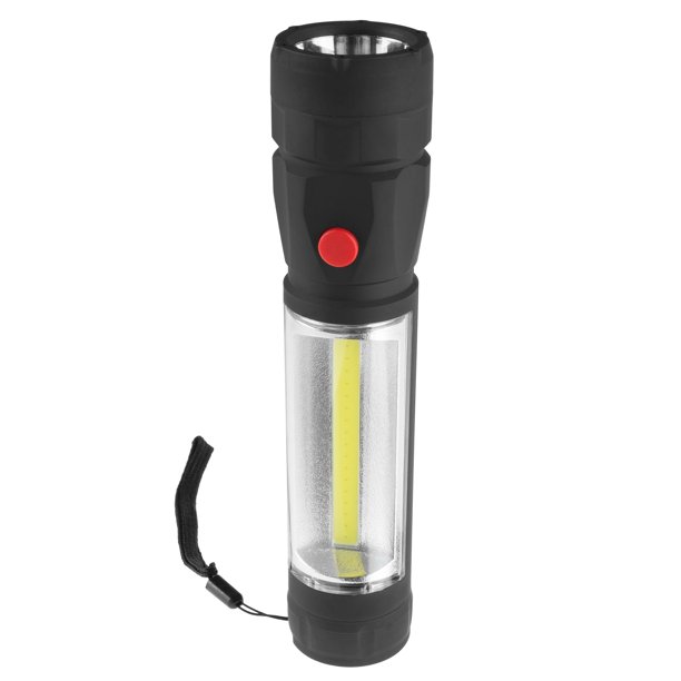 LED Flashlight With Base and Carrying Strap Multifunctional