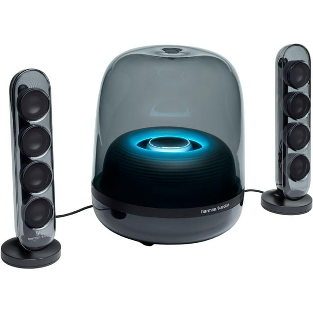 Harman Kardon SoundSticks 4 Bluetooth Speaker System, Black (HKSOUNDSTICK4BLKAM)-OpenBox (10/10 Condition)