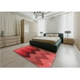 thumbnail image 5 of Ahgly Company Machine Washable Indoor Rectangle Transitional Red Area Rugs, 3' x 5', 5 of 7