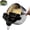 Black, variant on Clip on Strainer Silicone for All Pots and Pans, Pasta Strainer Clip on Food Strainer for Meat Vegetables Fruit Silicone Kitchen Colander, Adjustable Silicone Clip On Strainer, Green