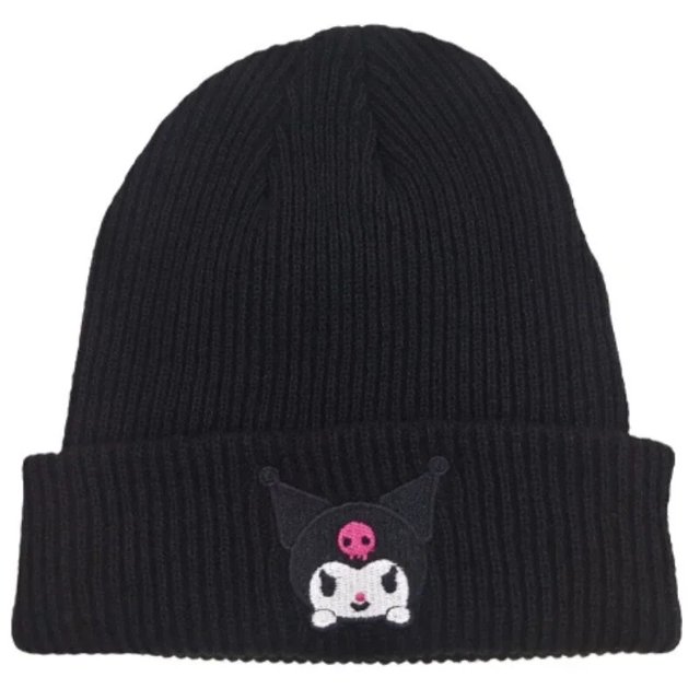 Sanrio-gorro de punto de Hello Kitty para mujer, gorro de lana cálido para adultos, Cinnamoroll, My Melody, regalos de cumpleaños, Invierno LIUWENJING unisex