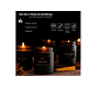 thumbnail image 2 of Set De 4 Velas Aromáticas Negras Decorativas Aromaterapia Xtellar negro, 2 of 4
