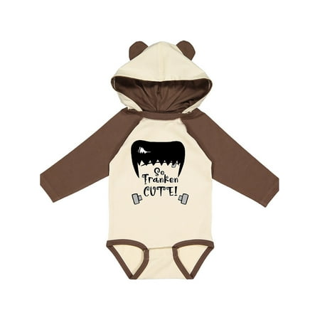 

Inktastic Halloween So Franken Cute Frankenstein Gift Baby Boy or Baby Girl Long Sleeve Bodysuit