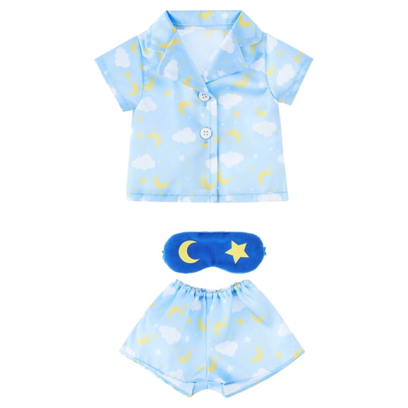 My Life As Moon Pajama Fashion Set for 18-Inch Dolls, 3 Pieces