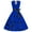 Blue, variant on LEAVINGSUO Sleeveless Dresses for Women Plus Size Women Vintage Retro V-Neck Sleeveless Print Evening Party Prom Dress
