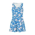 thumbnail image 6 of UPPADA Women's Summer Beach Dress Floral Print Midi Sundress Sleeveless Casual T-Shirts Dress V Neck Loose Boho Tank Dresses My Orders Sky Blue,L, 6 of 7