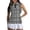 Black, variant on Trendfront Womens Sleeveless Golf Polo Shirts Quarter Zip Mock Neck Houndstooth All Over Print Athletic Tank Tops