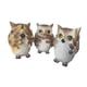 thumbnail image 5 of 3 piezas de estatuas de búho, esculturas coleccionables antiguas, encantadores regalos de cumpleaños, pequeños adornos, figuras de animales para el, 5 of 8
