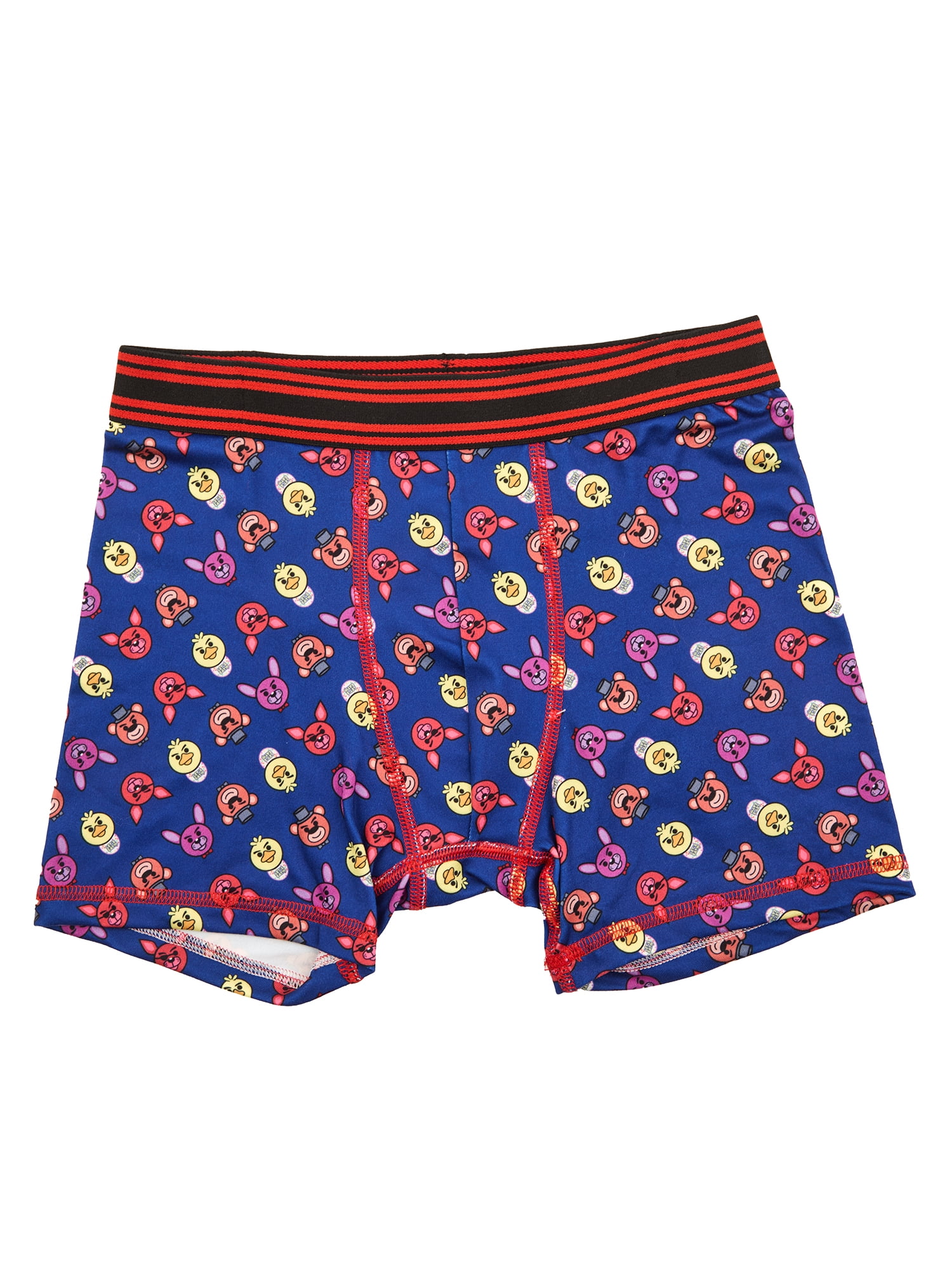 Five Nights at Freddy's Boys Boxer Brief Underwear, 4-Pack, Sizes XS-XL