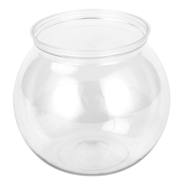 MasteelfCA Creative Small Fish Tank Round Fish Tank for Desktop Table House Office Decor