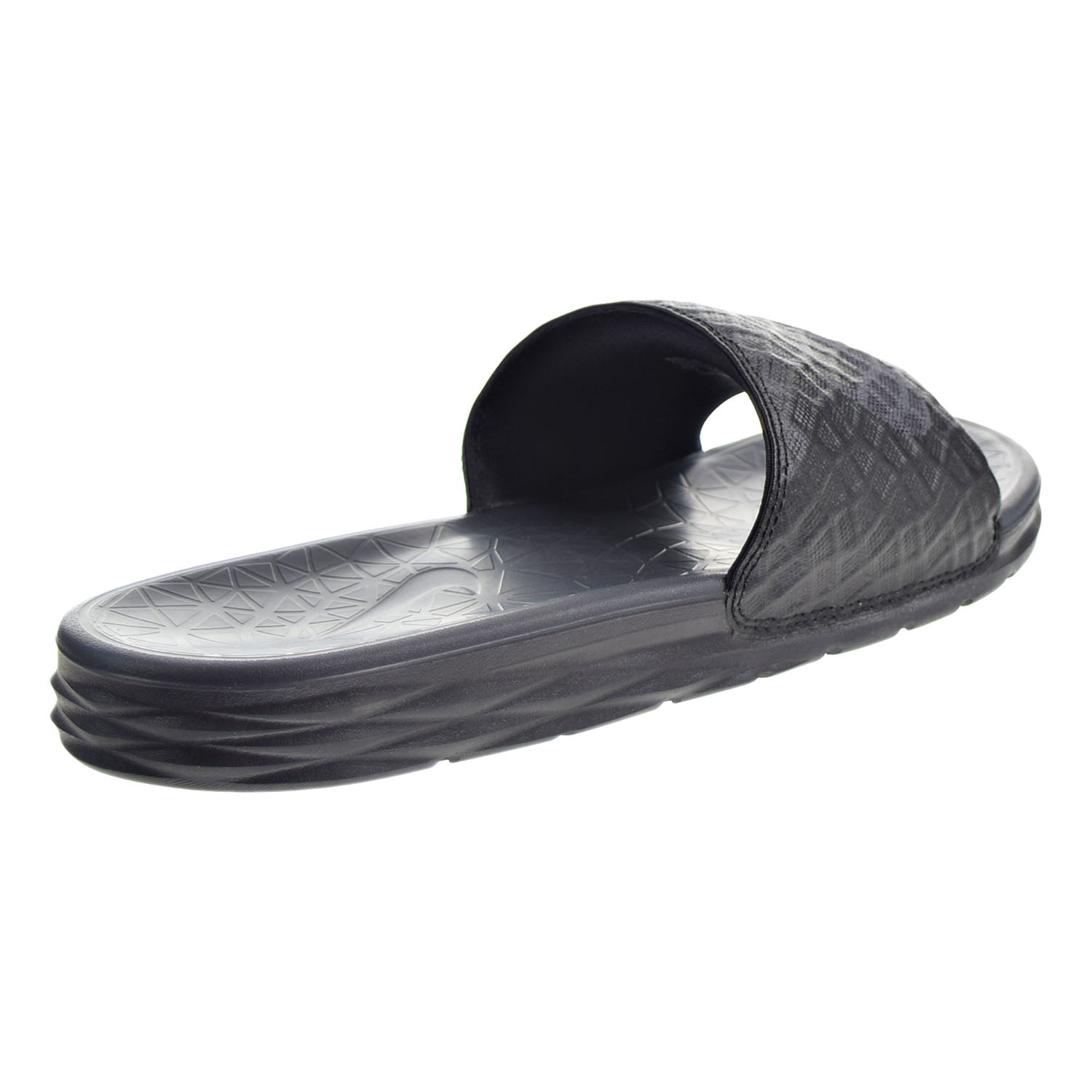 Mutuo Regenerador Dirigir Nike Men's Benassi Solarsoft Sandals Black 705474-091 (7 D(M) US) -  Walmart.com