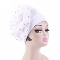 thumbnail image 4 of iHPH7 Head Covers for Chemo Patients Cancer Care Gifts for Women Hair Turban Chemo Turbans for Women Head Scarf for Women, White One Size, 4 of 4