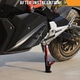 thumbnail image 2 of Motorcycle Kickstand Adjustable Tripod Holder, CNC Aluminum Alloy Foot Side Support Stand Parking Kickstand Universal Motorcycle Accessories, 2 of 6