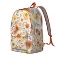 thumbnail image 2 of Airy Sunflower Floral Design Backpack for School College, Spacious Bookbag with Laptop Compartment, Tough Backpack Gift for Travel and Work, 2 of 5