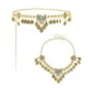thumbnail image 4 of Cadena de joyería para mujer, estilo occidental, con dijes decorativos étnicos. Tocado Cintura Dorado, 4 of 9