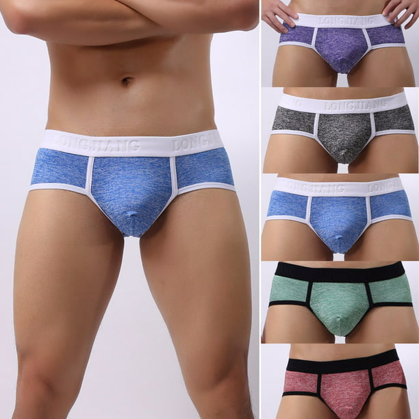 Men Long Legging Erotic Sexy Sport Boxer Casual Breathable Brand  Transparent Underwear Panties