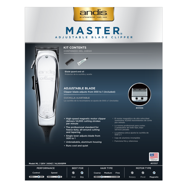 Andis Master Clipper - Walmart.ca