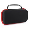 thumbnail image 3 of Bolsa de almacenamiento portátil, funda de transporte, bolsa dura protectora EVA para consola de juegos Nintendo Switch, cremallera roja, 3 of 5