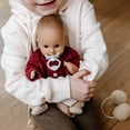 thumbnail image 3 of Gotz: Sleepy Aquini Jubillee - 13″ Drink & Wet Girl Baby Doll, Red Knit Outfit, Earmuffs-Boots-Pacifier, Anatomically‑Correct, Anniversary Toy, 18mo+, 3 of 8