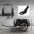 thumbnail image 3 of Soozier Bike Cargo Trailer, Bicycle Trailer with Quick Release 16" Wheels, 3 of 10