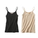 thumbnail image 2 of Qarigey Tops de mujer para fiesta, senderismo, ejercicio, correr, niñas, Chinlon, sin mangas, cuello redondo, ropa de vendaje, ropa deportiva de Color Prendas para la parte del cuerpo Negro Qarigey AP013296-01, 2 of 6