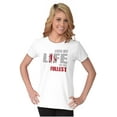 thumbnail image 4 of Living Life Its Fullest Basketball Womens Slim Fit Graphic Tee Brisco Brands S, 4 of 5