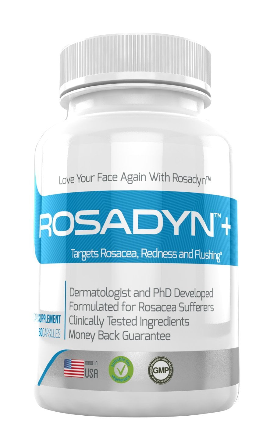Rosacea Treatment Supplement by Rosadyn Relief for Face & Nose