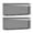 Black Clear, variant on deevoka 2 Pieces Waterproof Outlet Covers Wall Socket Faceplate Boxes Protection Stylish Black Clear