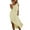 Beige Dresses for Women, variant on Yxdbin Flowy Side Slit Dress Women Lightweight Linen Casual Sleeveless Crewneck Midi Dress Loose Swing Beach Dresses with Pockets Navy XL