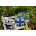 thumbnail image 5 of 20" x 20" Simply Daisy Corner Stripes Indoor/Outdoor Pillow, Nautical Navy Qty 1, 5 of 6