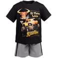 thumbnail image 7 of Monster Jam Little Boys' Athletic 2-Piece T-Shirt and Shorts Set El Toro Loco Black, 7 of 7