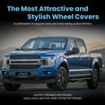 thumbnail image 3 of 15" VR Carbon Wheel Covers, Black , set of 4, 3 of 9