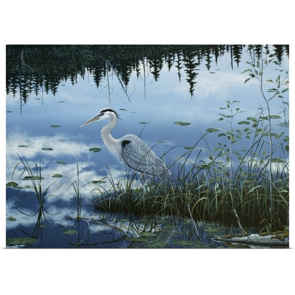 Great BIG Canvas | Rolled Jeff Tift Poster Print entitled Blue Reflections