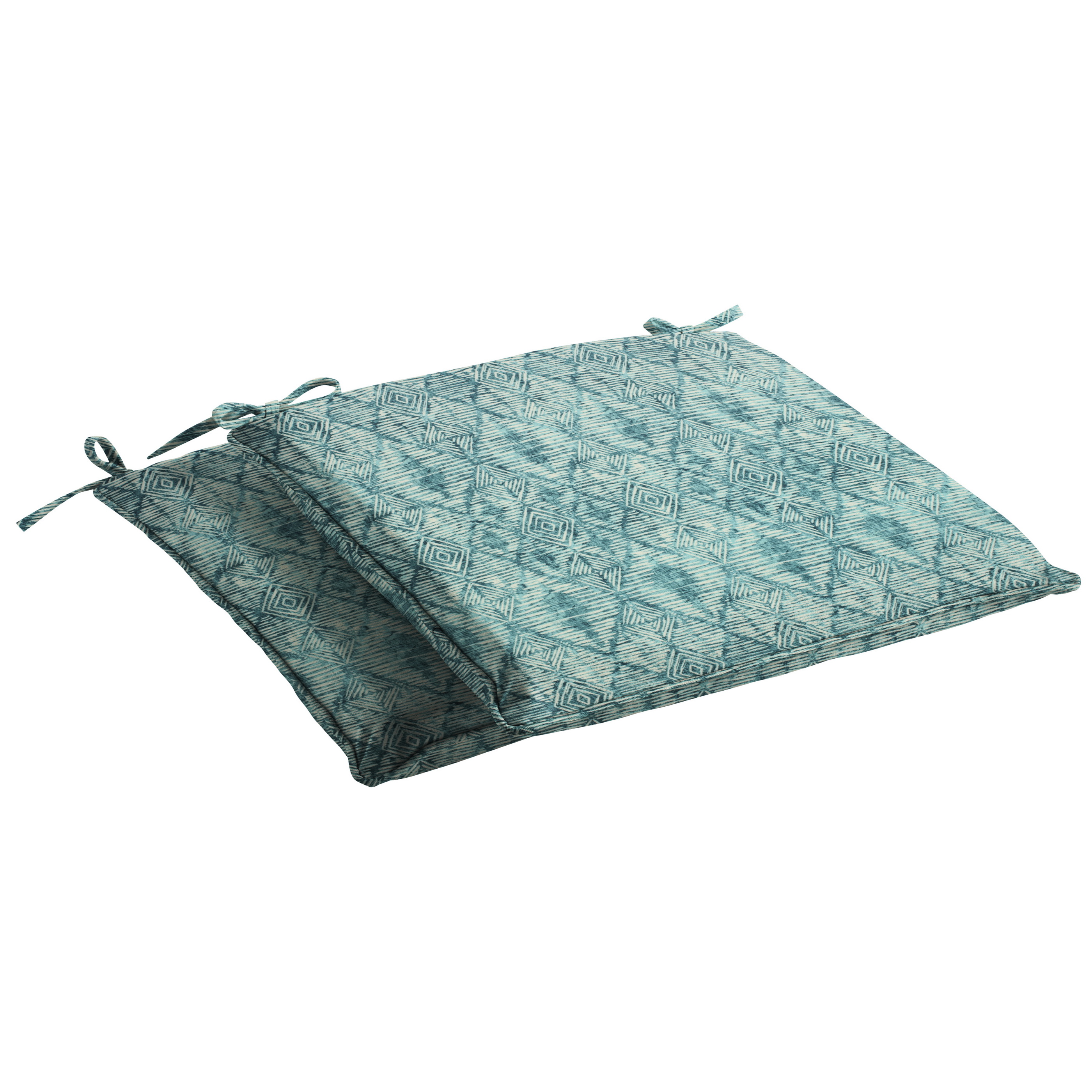 Teal Indoor/Outdoor Chair Pad Set, Corded