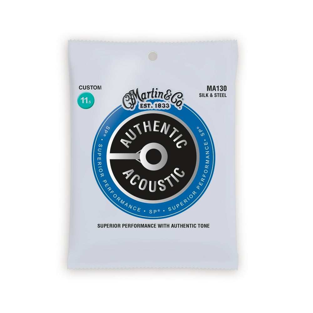 Martin Authentic Acoustic Guitar Strings Superior Performance Silk